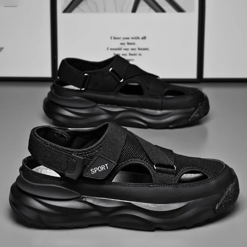 Men Fashion Sandals Man Summer New Outdoor Casual Shoes Mountain Hiking Sandals Comfortable Non-Slip Slippers Beach Sandals 202
