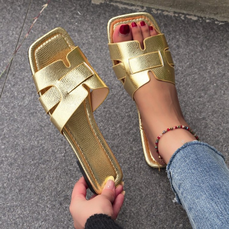 Slippers Summer Women Outdoor Beach Flip ps Female Flat Sandals Woman Trend Design Slides Shoes Plus Size 43 8b51
