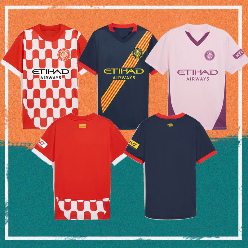 24/25 Girona FC Soccer Jersey 2024 STUANI TSYGANKOV ABEL RUIZ ASPRILLA VALERY Football shirts ROMEU JUANPE RL BLIND MIOVSKI HERRERA PORTU men Uniforms