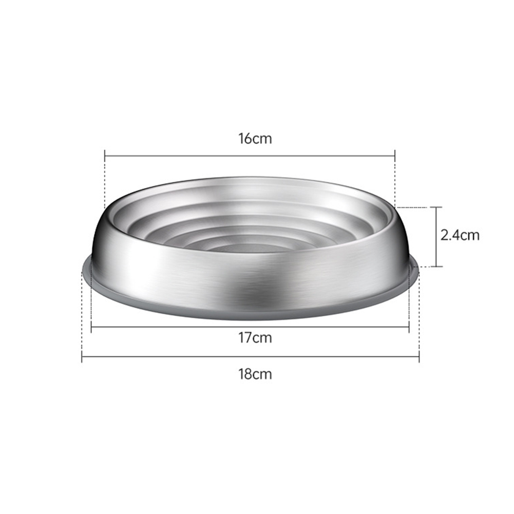 Dog Bowl Stainless Steel Dog Food Water Bowl With Anti-slip Silicone Mat Anti Overthrow Pet Grain Basin For Dogs Cat Puppy