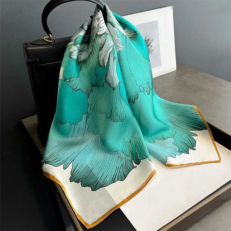 2024 Fashion 100% Silk Scarf 70cm Square Ribbon Wens Ribbon Small Scarf Neck Decorative Packaging Printed Scarf X250319