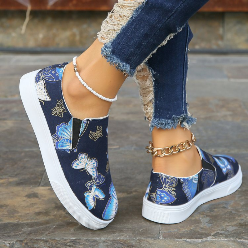 Print Loafers Women Flats Platform 2024 Spring Sneakers Casual Sport Female Fashion Designer Walking Running Shoes f753 13c6