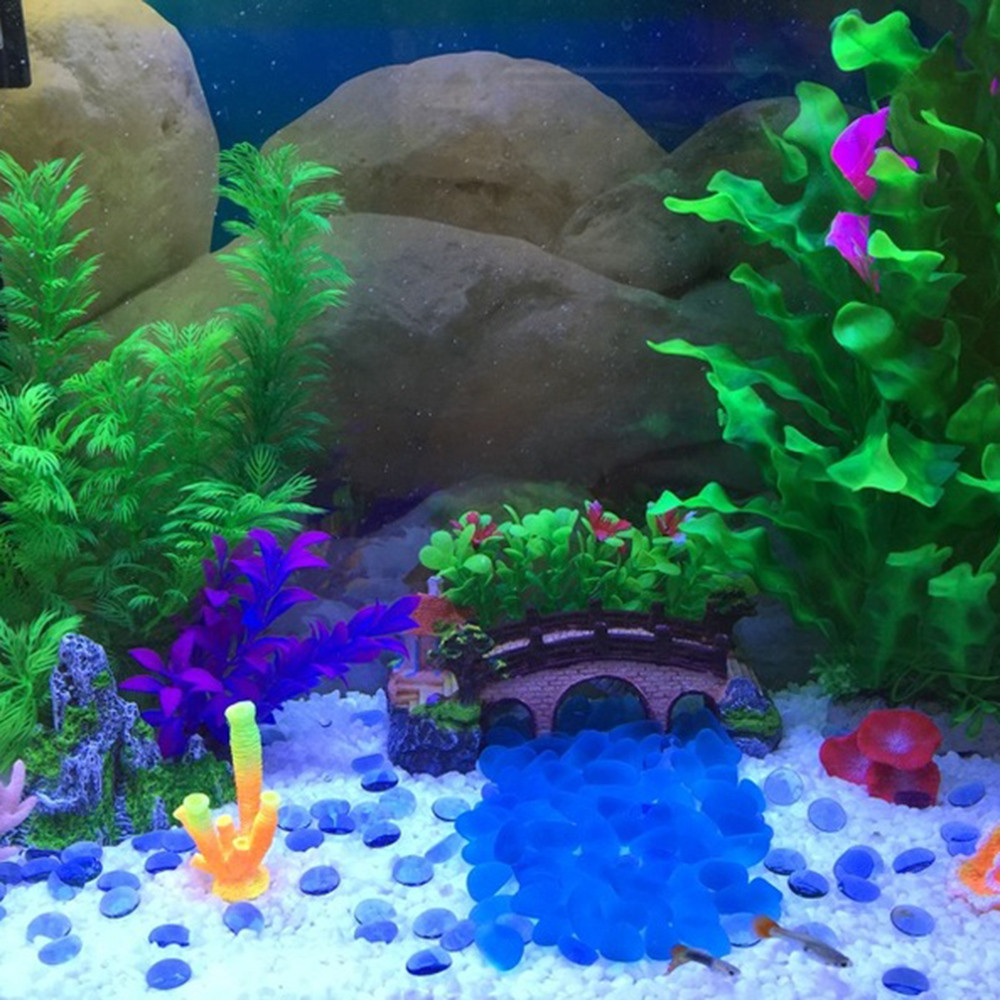 1pcs Simulation Artificial Plants Aquarium Decor Plastic Underwater Weed Grass Aquarium Accessories Fish Tank Decoration Ornamen