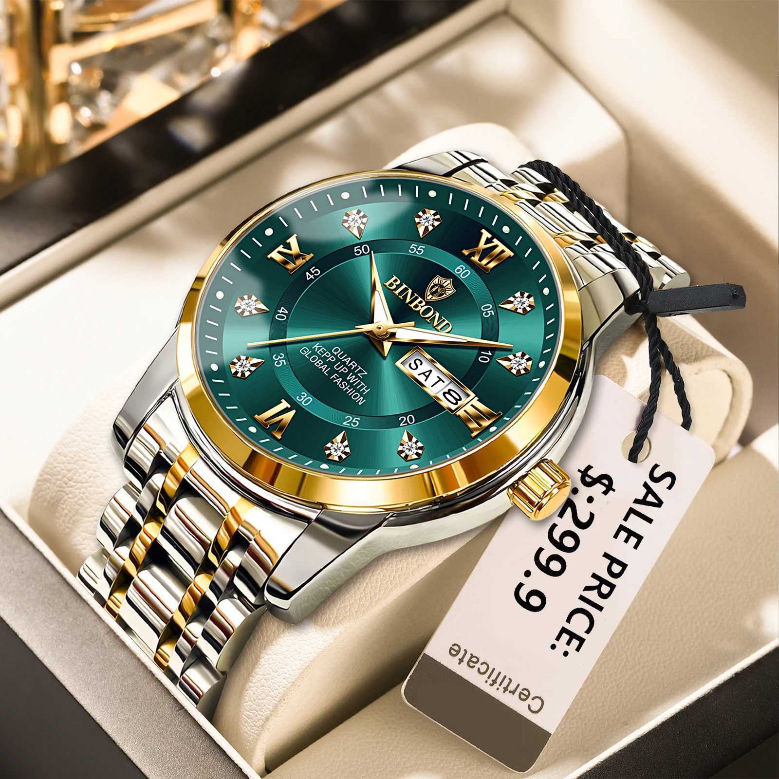 2024 Top Luxury Fashion Diving Watch Mens 30ATM Waterproof Date Watch Sports Watch Mens Quartz Watch Relogio Masculino W240902