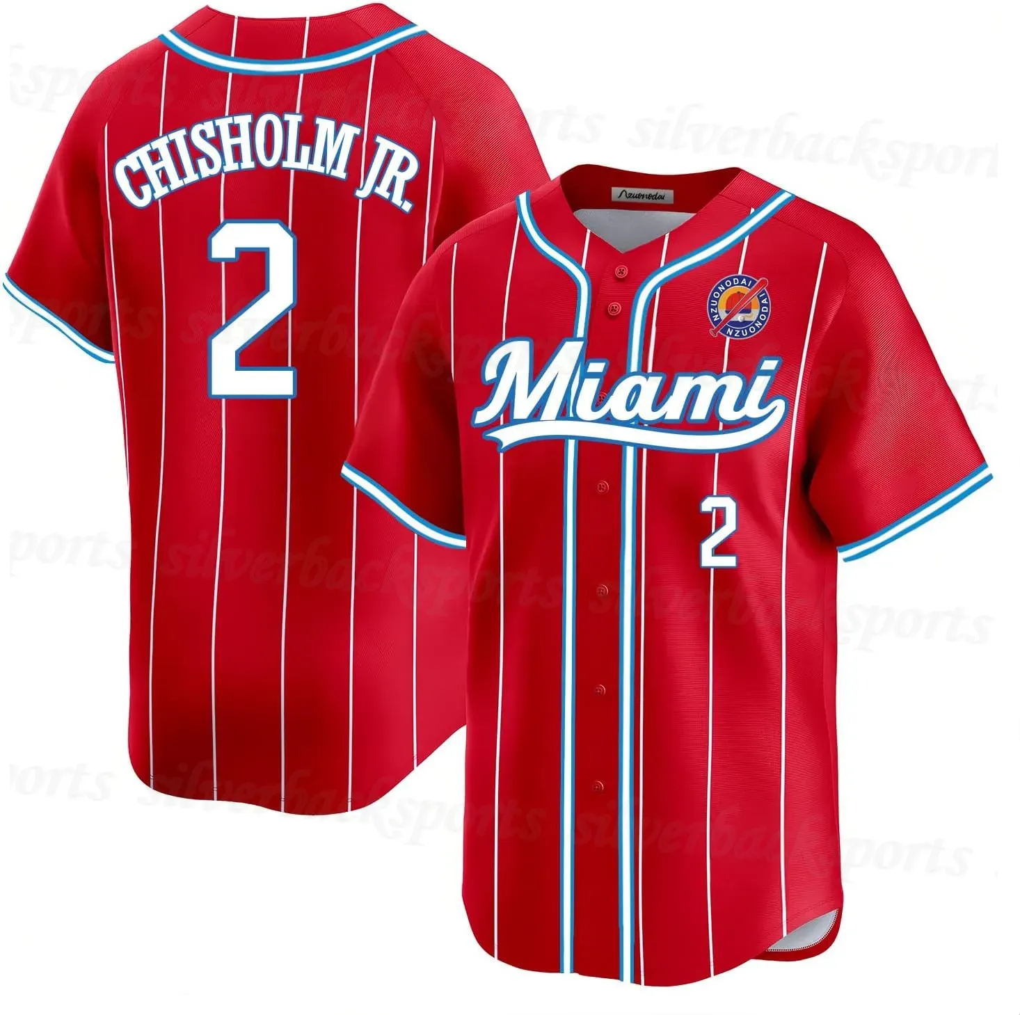 Mens/Youth Baseball ed Jerseys 2 Jazzs 64 Jerar 7 Jesus 27 Avisail 15 Brian 44 Luzardo 22 Alcantara For Fans Custom Jersey This baseball uniform is a 
