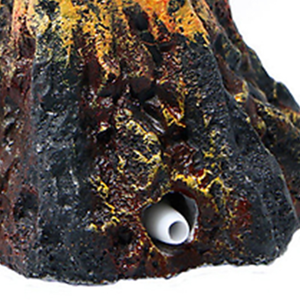 Fish Tank Landscape Simulation Volcano Aquarium Oxygen Accessories Water Grass Landscape Maker Aquarium Pump Bubble Stone
