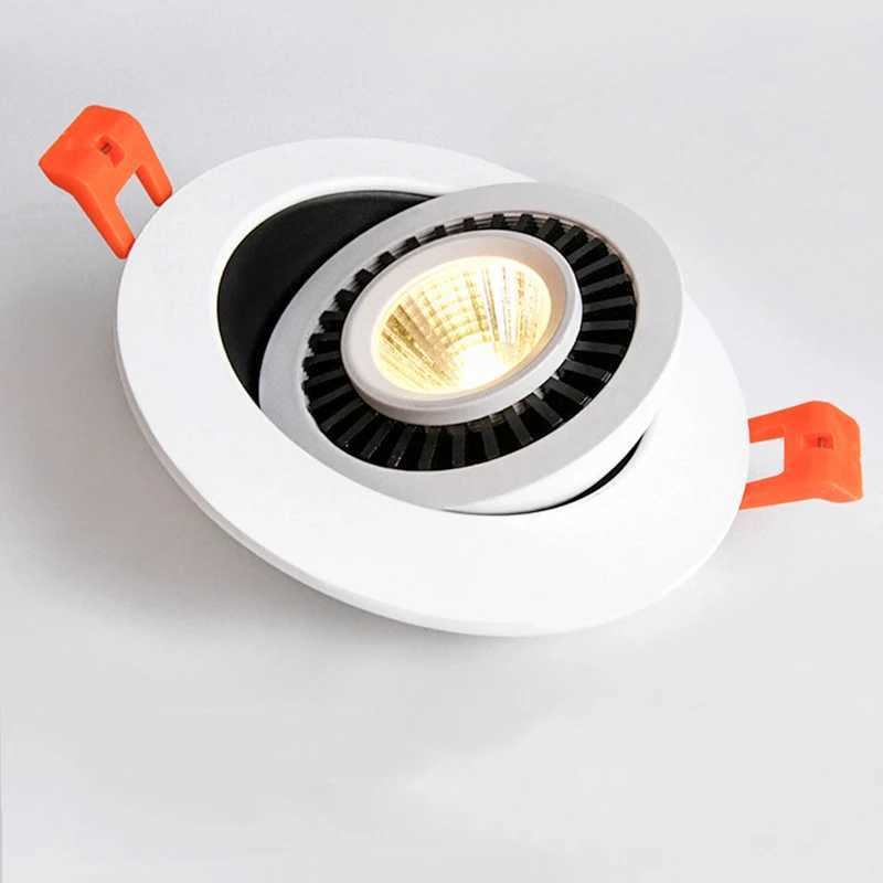 QLTEG dimmable LED tube light 5w 7w 10w embedded tube light 360 degree rotating lighting AC 110v 220V indoor LED bulb 4000K CL240830