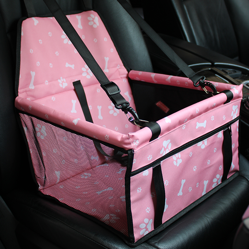 Pet car bag, cat car mat, mesh hanging bag, car travel car bag, dog safety seat
