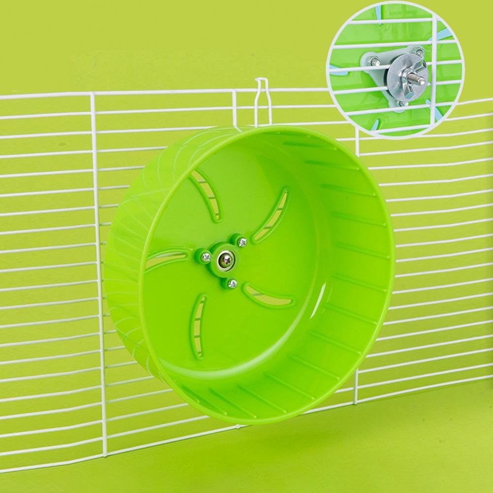 Small Animal Exercise Wheel Long-lasting Small Animal Exercise Equipment Silent Rotatory Hamster Exercise Wheel Smooth for Pet