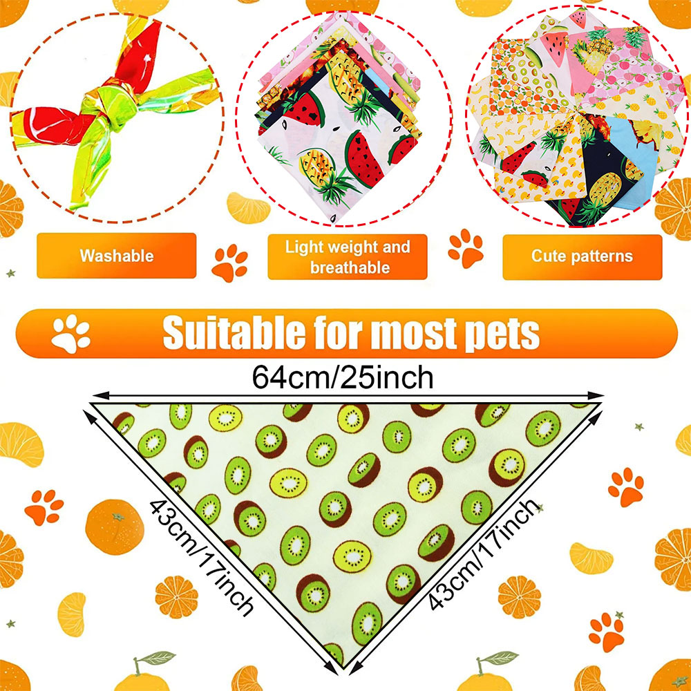 10PCS Pet Dog Triangular Scarf Pet Scarf Cat Bib A Variety of Dog Bandana Pet Grooming Accessories Pet Supplies For Dogs and Cat