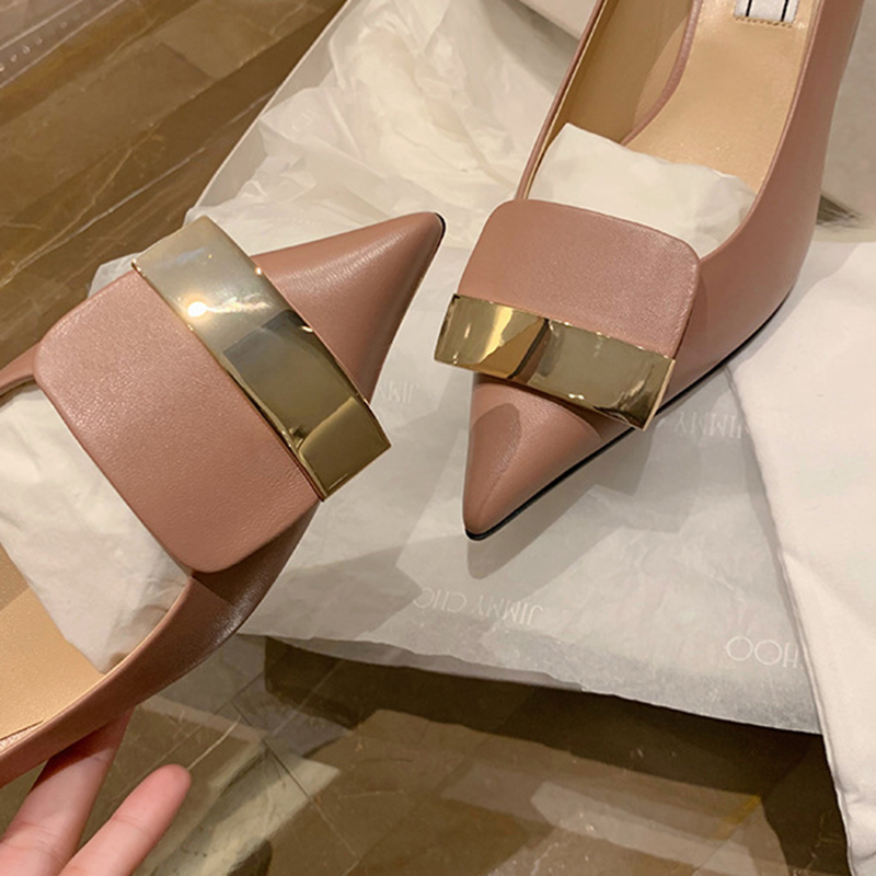 Autumn High Heels Women ShoesNew Leather Sexy Pointed Toe Shoes Fashion Office Work Ladies Shoes Zapatos De Mujer 2023