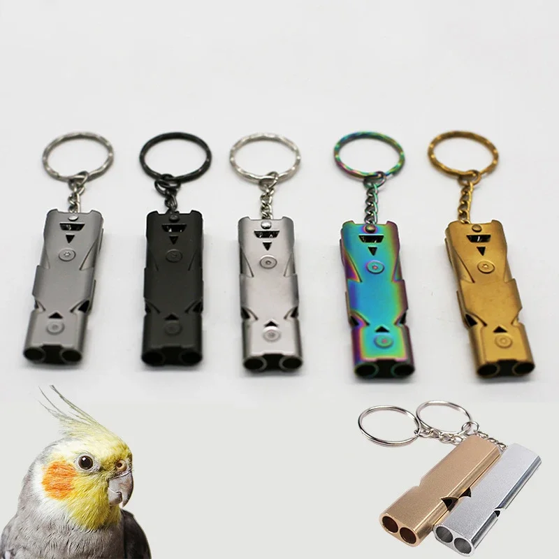Birds Ultrasonic Training Whistle Stainless Steel Return To Nest Bird Training Tool For Parrot Pigeon Bird Training Supplies