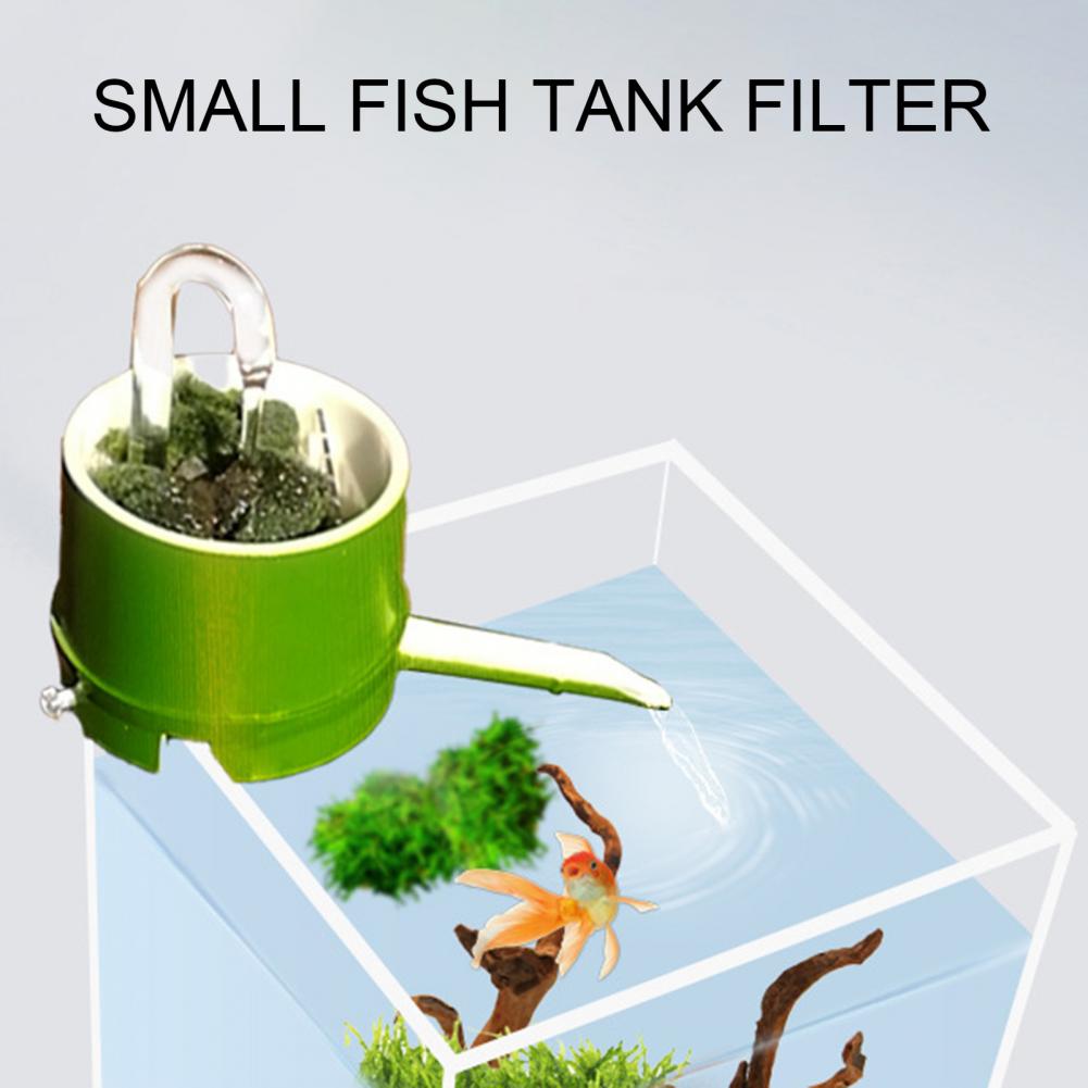 3 In 1 Aquarium Filter Small Waterfall External Filter Impurities Fish Tank Filter for Fish Tank