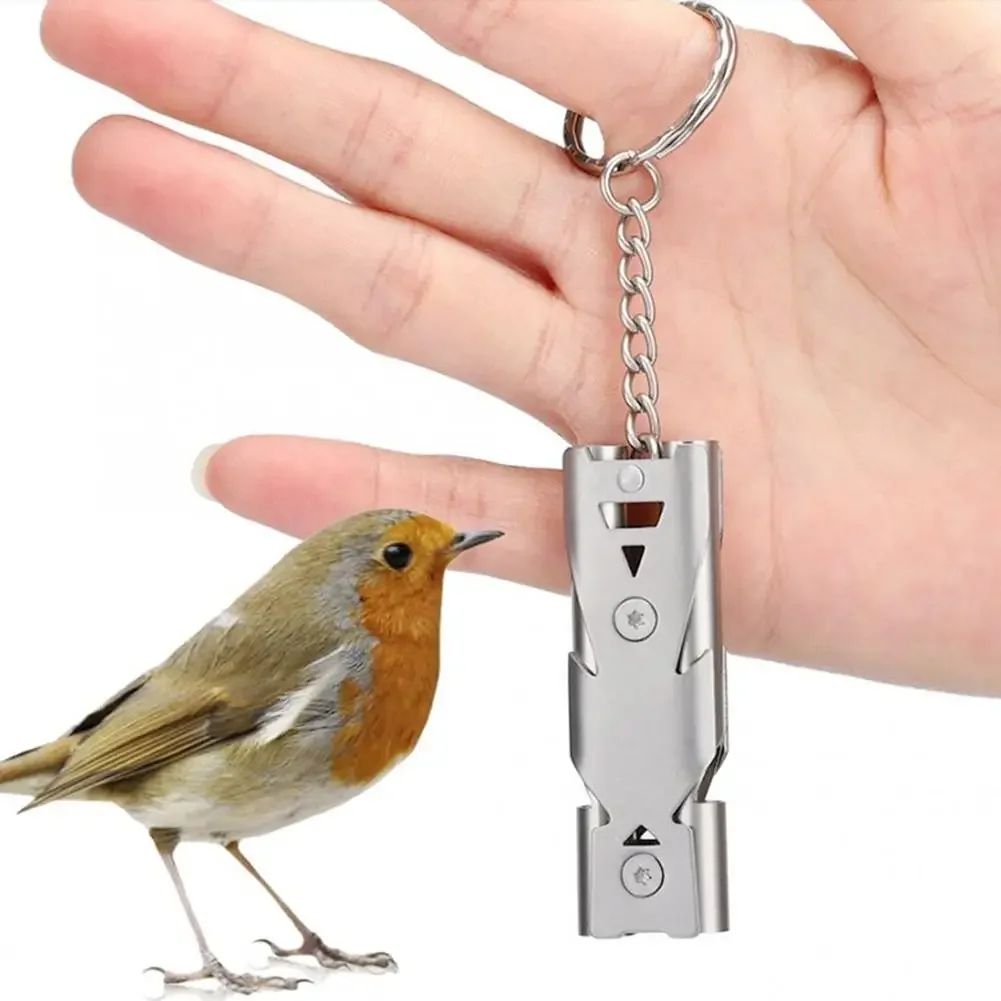 Birds Ultrasonic Training Whistle Stainless Steel Return To Nest Bird Training Tool For Parrot Pigeon Bird Training Supplies