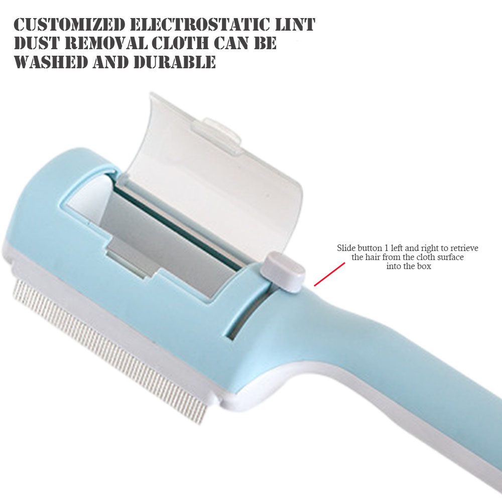 Multipurpose Pet Shedding Comb Dog Self-cleaning Comb With Hair Storage Box For Pet Rabbits