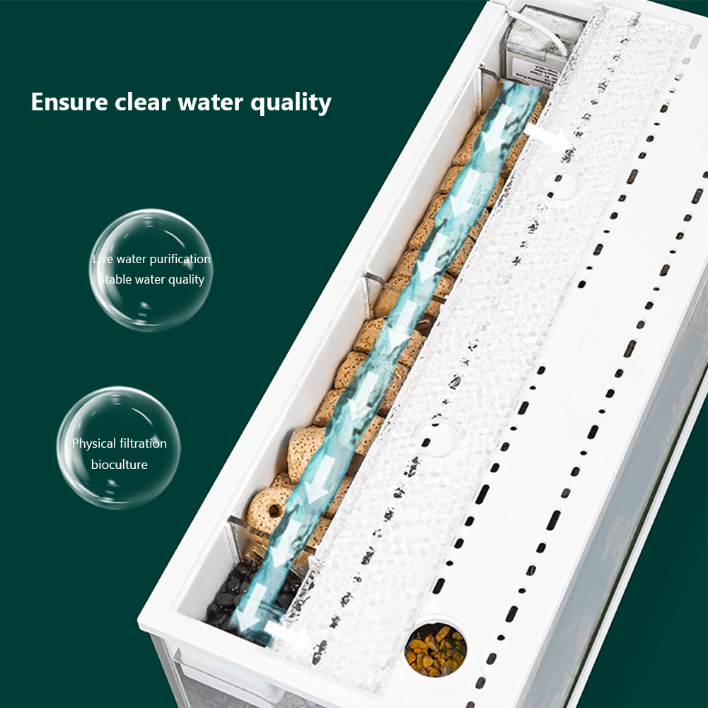 Aquarium Starter Kit Acrylic Small Fish Tank Ultra Clear Fish Tank With Filter Pump Small Beta Fish Tank Filter For Betta Shrimp