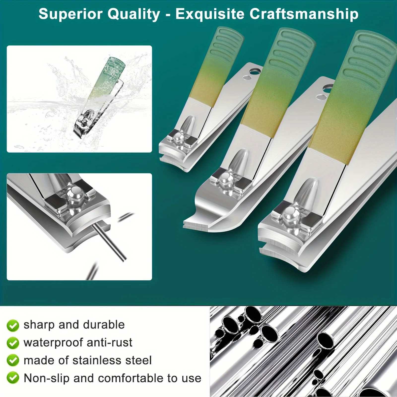 9/30 Pcs Multifunction Manicure Cutters Nail Clipper Set Household High-quality Steel Manicure Kit Nail Clippers Pedicure Tool GXJ240903