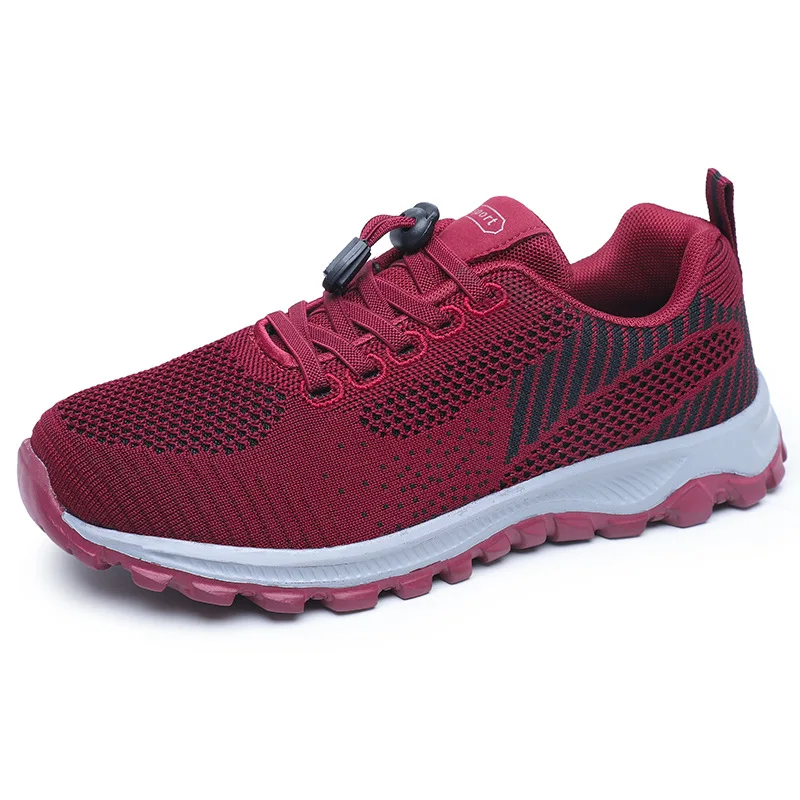 Large size New Women's Fashion Soft Sole Anti-slip Mesh Lightweight Comfort Sneakers Shoes for Women atos De Mujer 2024 c977