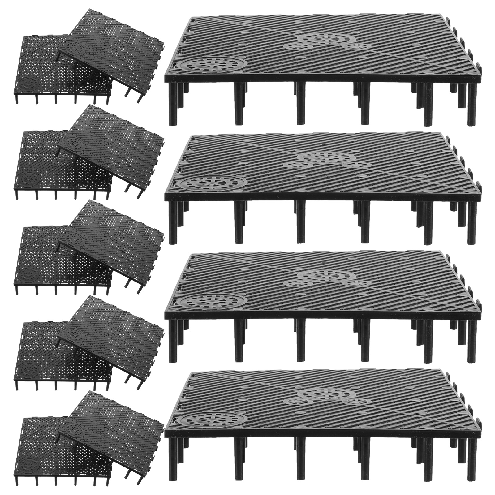 20 Pcs Filter Plate Turtle Aquarium Divider Floss for Fish Tank Filters under Gravel Plates PVC