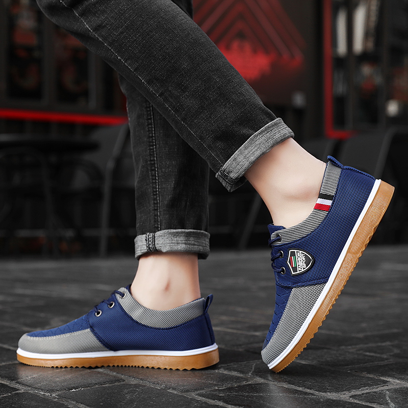 2025 new Sale Hot Men's Walking Summer Breathable Casual Canvas for Lightweight Sports Flats Dad Work Shoes Men 9420