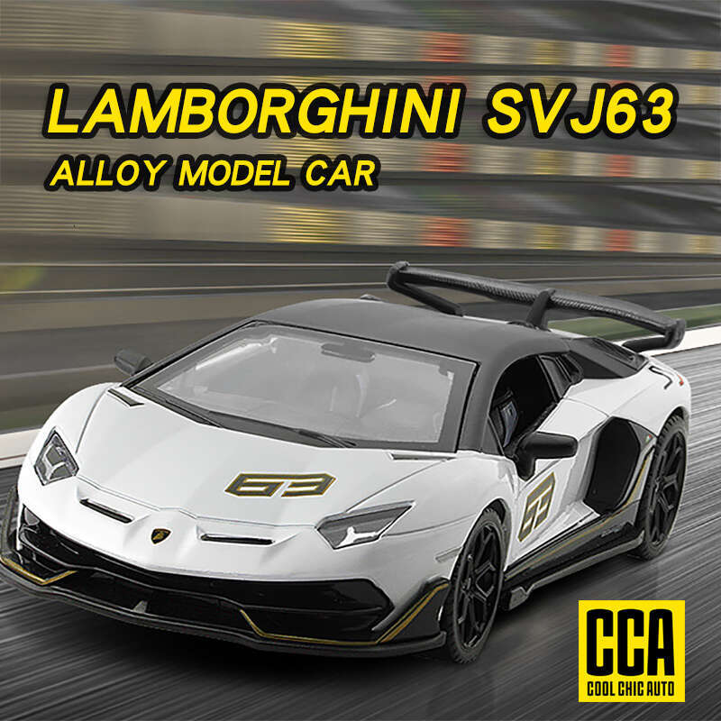 CCA Maserati MC GT4 McLaren Lamborghini Shell Chevrolet Miniature Diecast Alloy Model Car Display Box Series Toy For Kids
