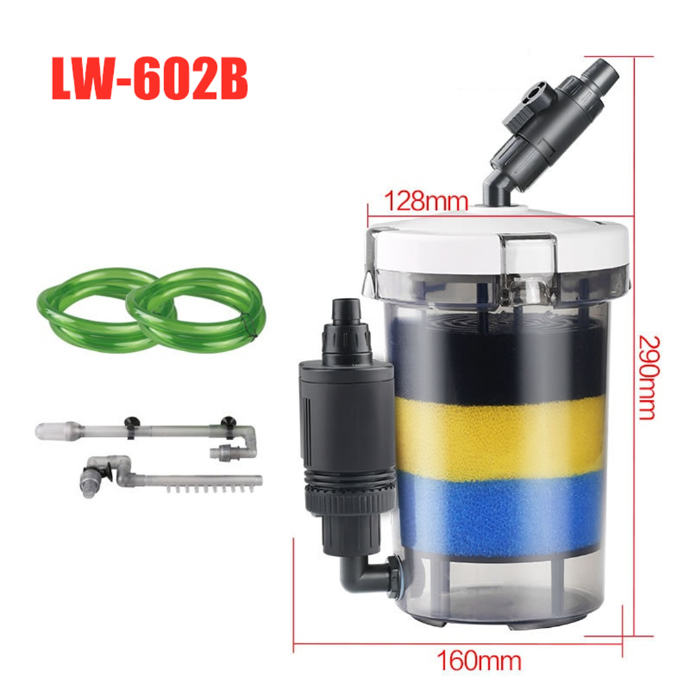 Aquarium Filter Ultra-quiet External Aquarium Filter Bucket HW-602/603 HW-602B/603B LW-602/603 LW-602B/603B Fish Tank Pump