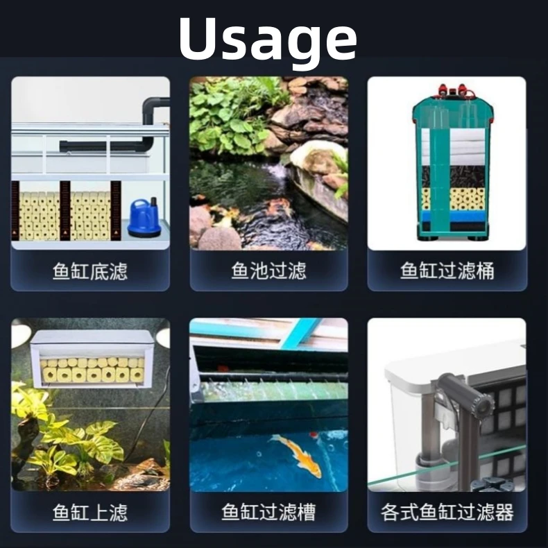 Anti Overflow Aquarium Filter Reuse Washable Magical Blanket Bag Frame Pad Biochemical Biological Filtration Clean Carpet Sock