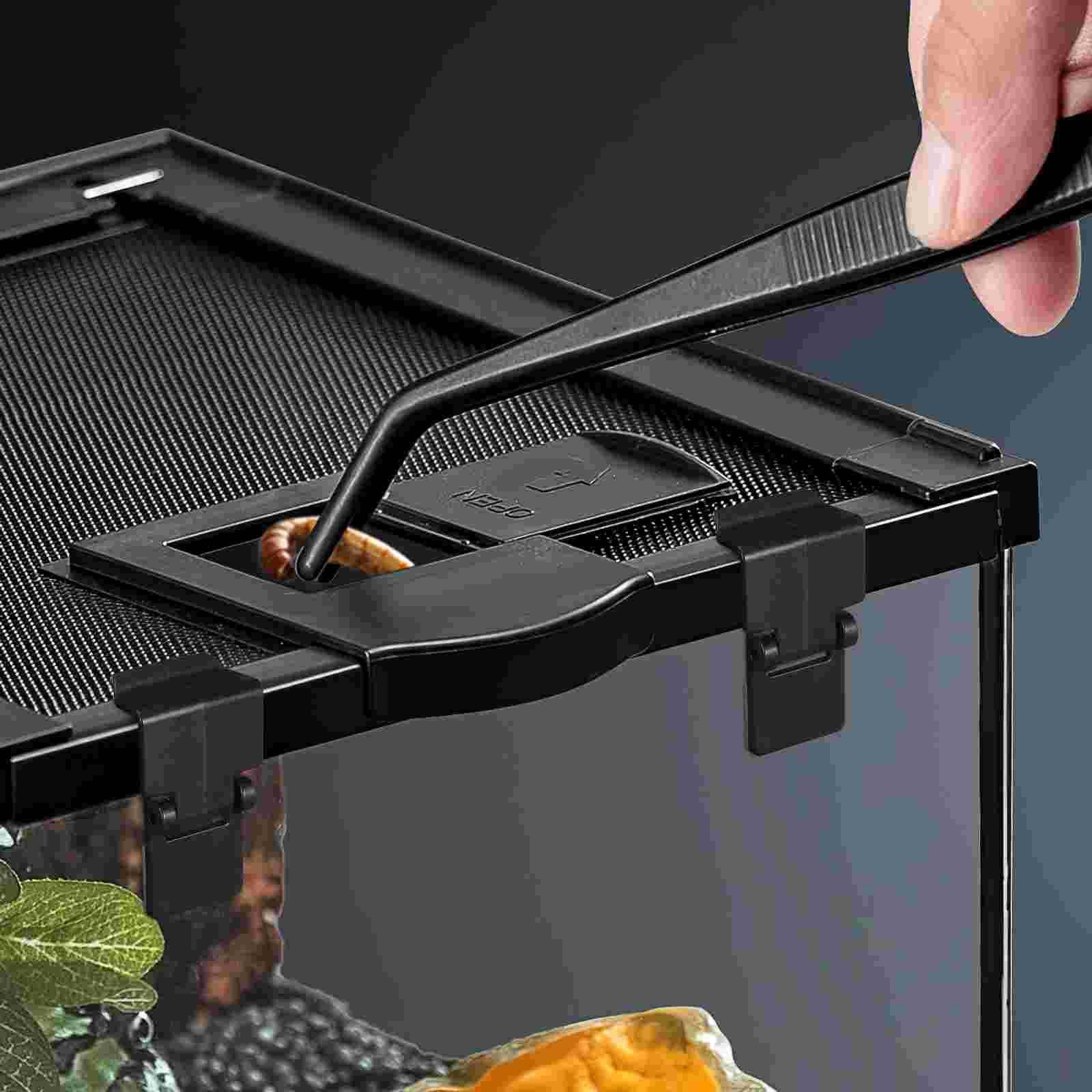 6 Pcs Cylinder Lock Turtle Glass Tank Buckle Feeding Parts Plastic Pet Supplies Terrarium Reptile Latch Baby Fish