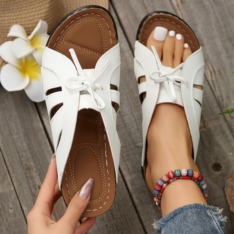 2025 new Summer Rimocy New Fashion Hollow Out Sandals for Women Gladiator Platform Slippers Anti-Slip Comfortable Beach Slides 43 1905 Platm Comtable