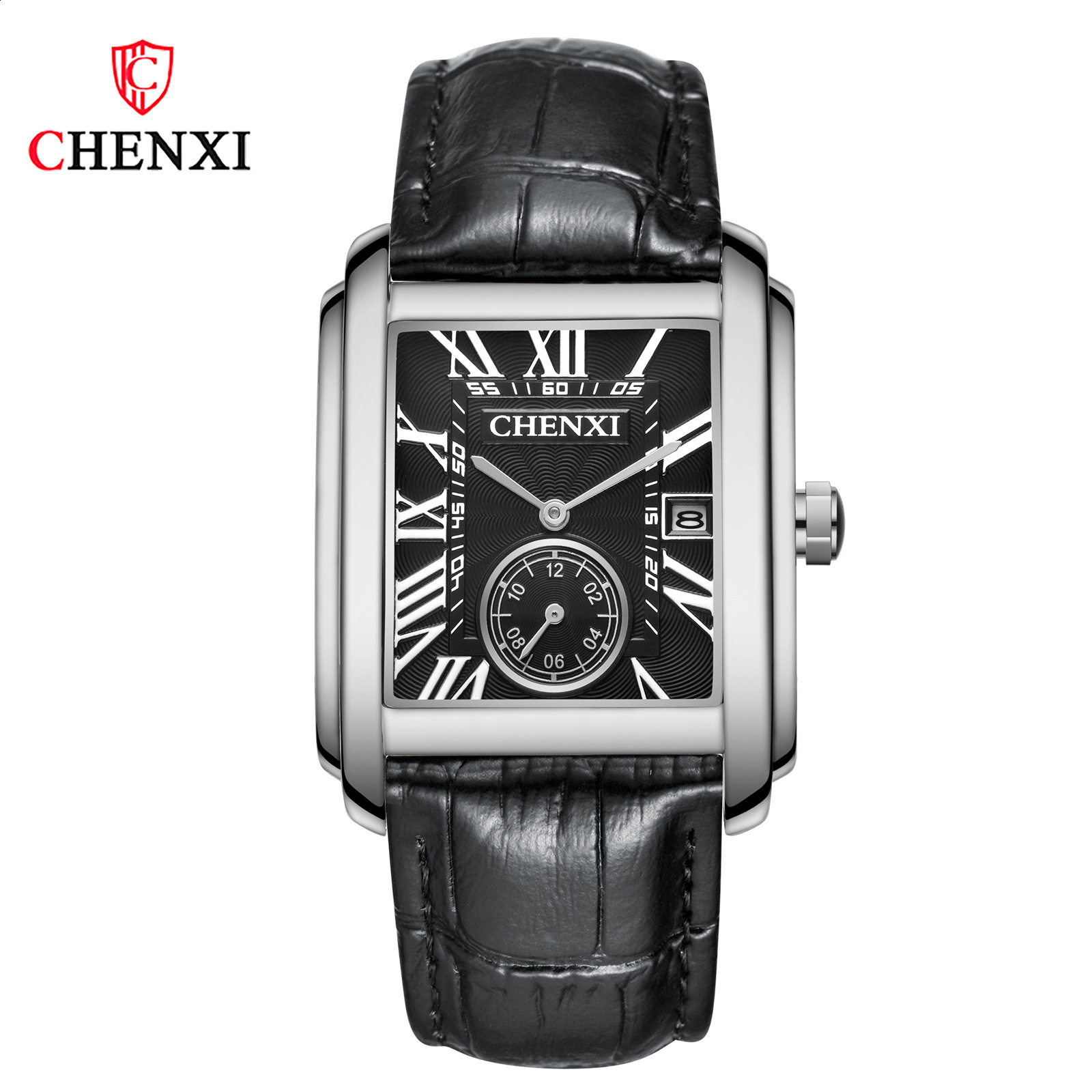 Fashion Lovers Watches Men Women Casual Leather Strap Quartz Watch Elegant Squar Retro Roman Numeral Scale Couple Watch Clock CX200720