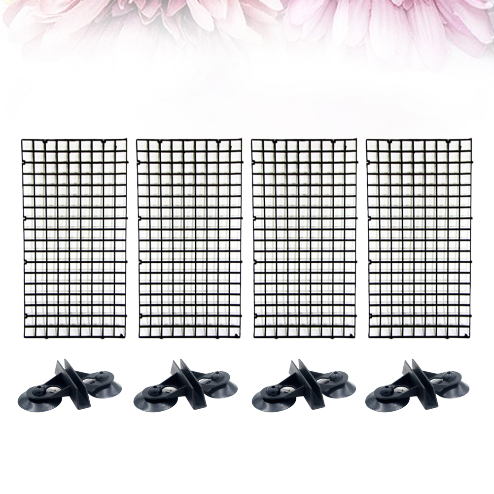 Dividers for Aquarium Fish Tank Betta Separator Water Panel Partition Double-layer Drain Basket