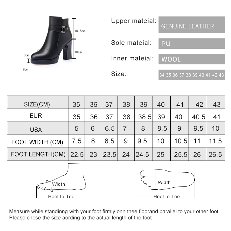 AIYUQI Women Boots High Heels 2024 New Wool Warm Women Winter Boots Fashion Office Ladies Ankle Boots