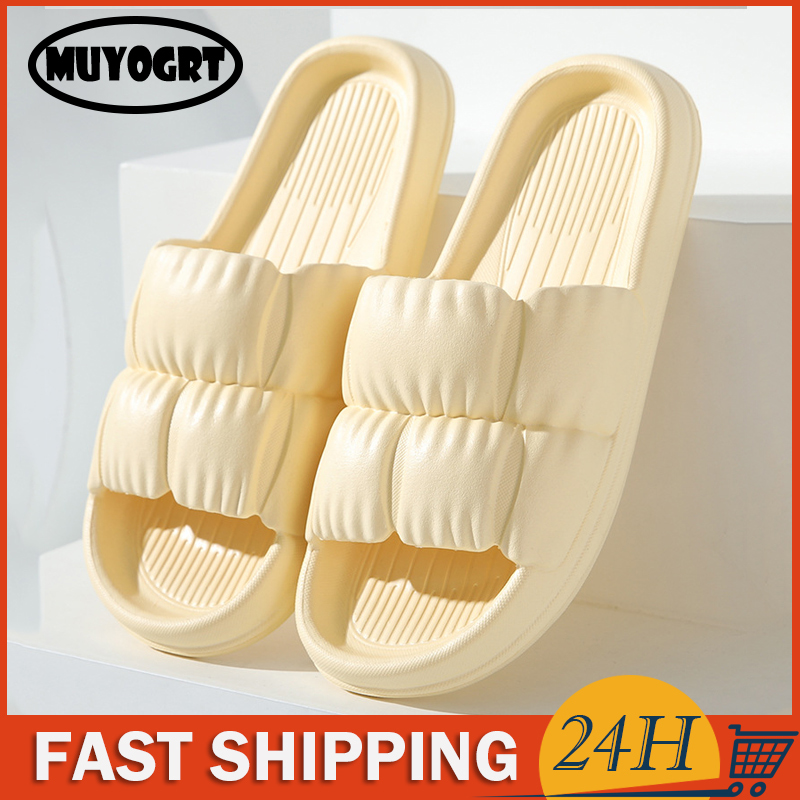 Beach New Summer Thick Platform Slipper Womeneva Slippers For Home Flip Ps Quality Ladies Korean Fashion Soft Sole Cloud Sandal 7E09 S