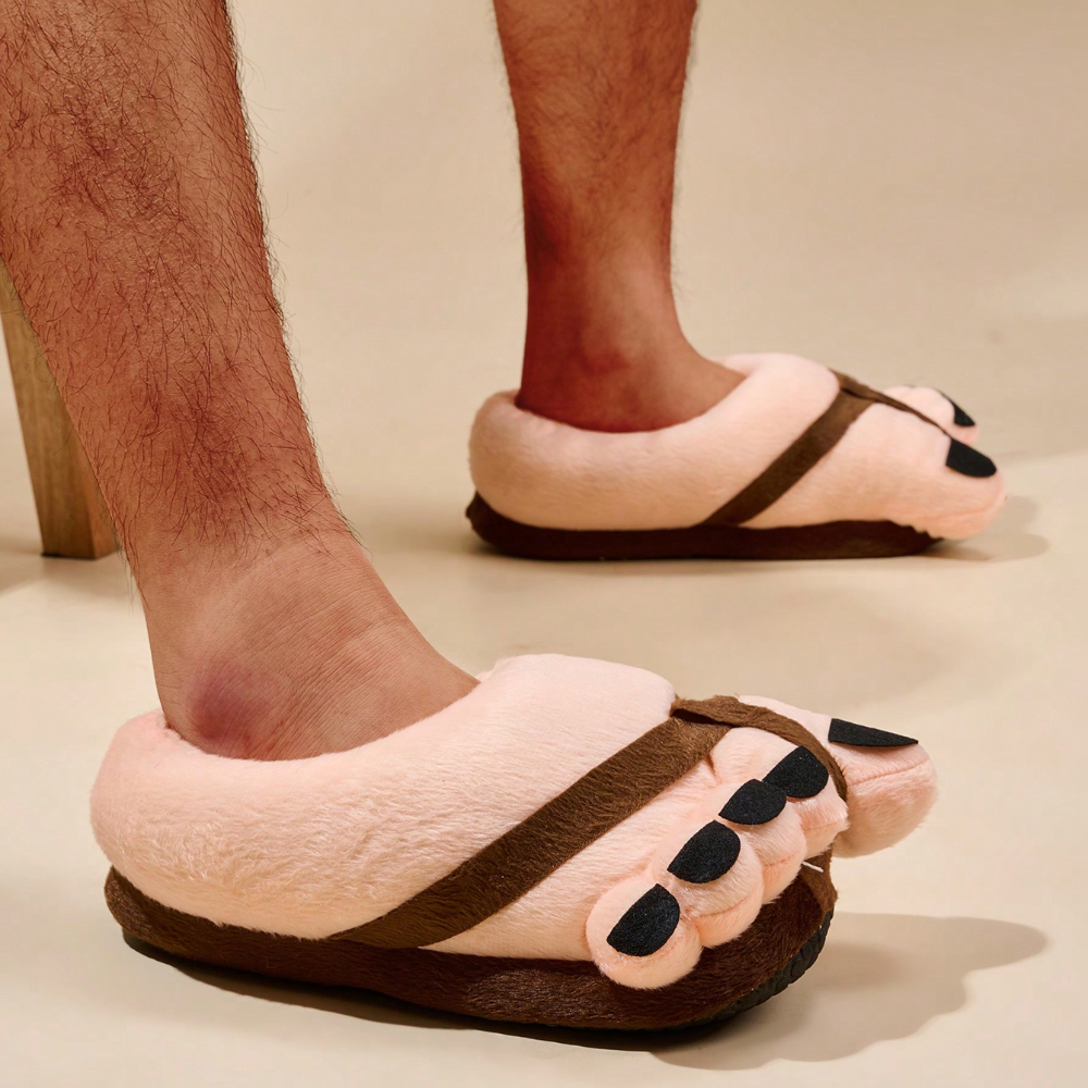 Fashionable Peculiar Foot Shape Funny Cartoon Funny Home Slippers Warm Anti-Slip Fun Slippers Bedroom Warm Shoes 264