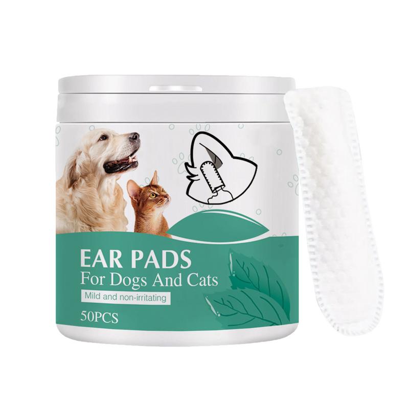 Cat Ear Wipes 50pcs Finger Cots For Pet Teeth Pet Health Supplies For Cat Dog Kitten Puppy All Sizes And Breeds Of Pets To Clean
