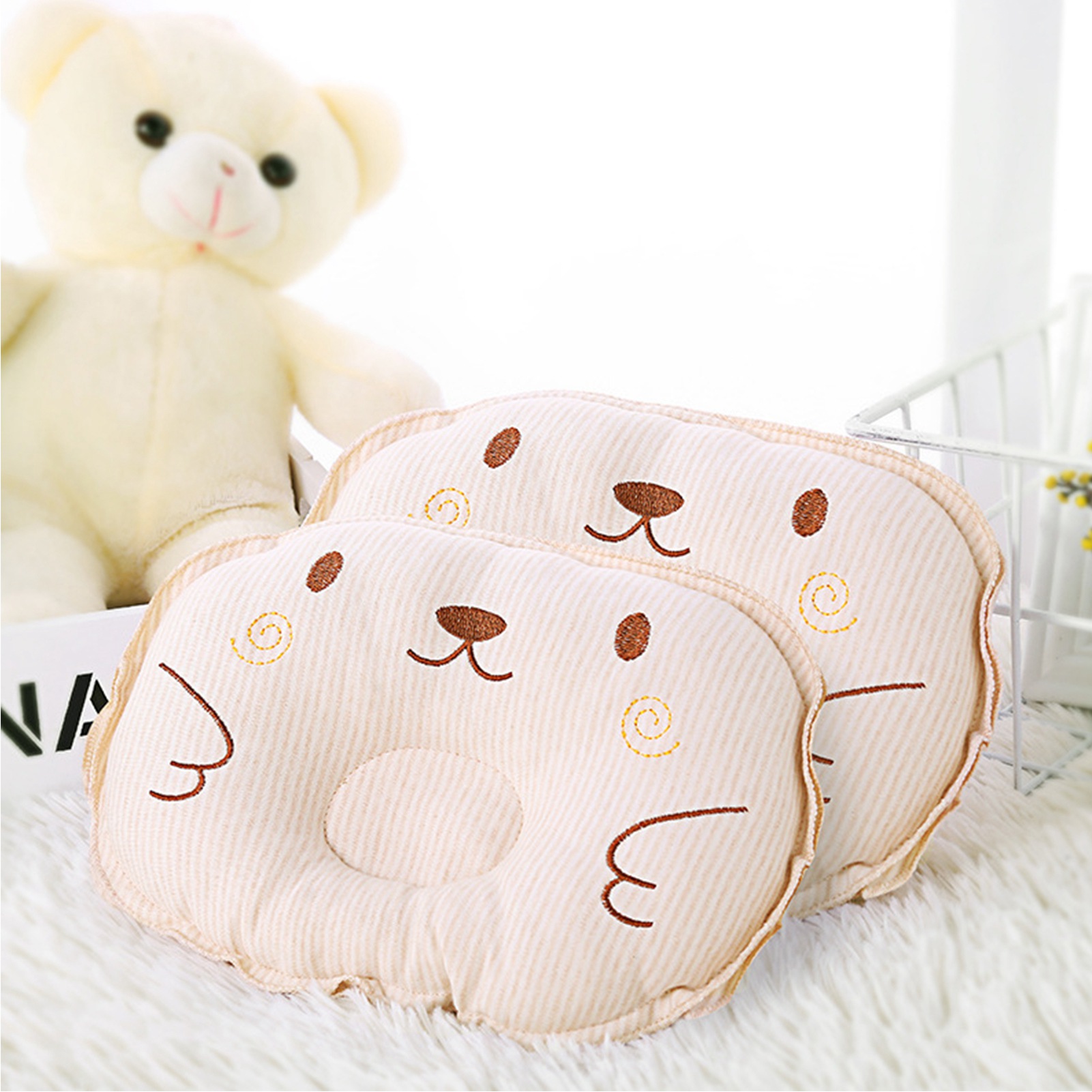 Pet Sleeping Pillow Soft Comfortable Breathable Cute Pattern Pet Bed Pillow For Small Dogs Cats