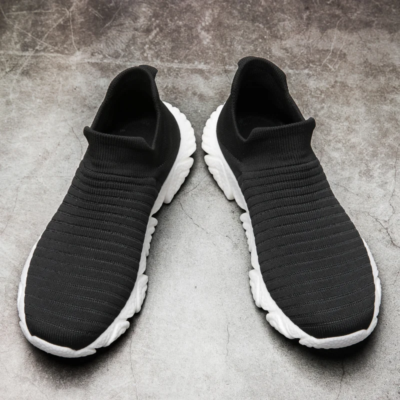 Walking Men's New Fashion Mesh Breathable Shoes NEW hot Outdoor Lightweight Comfortable Casual Hiking Socks Overfoot Sneakers