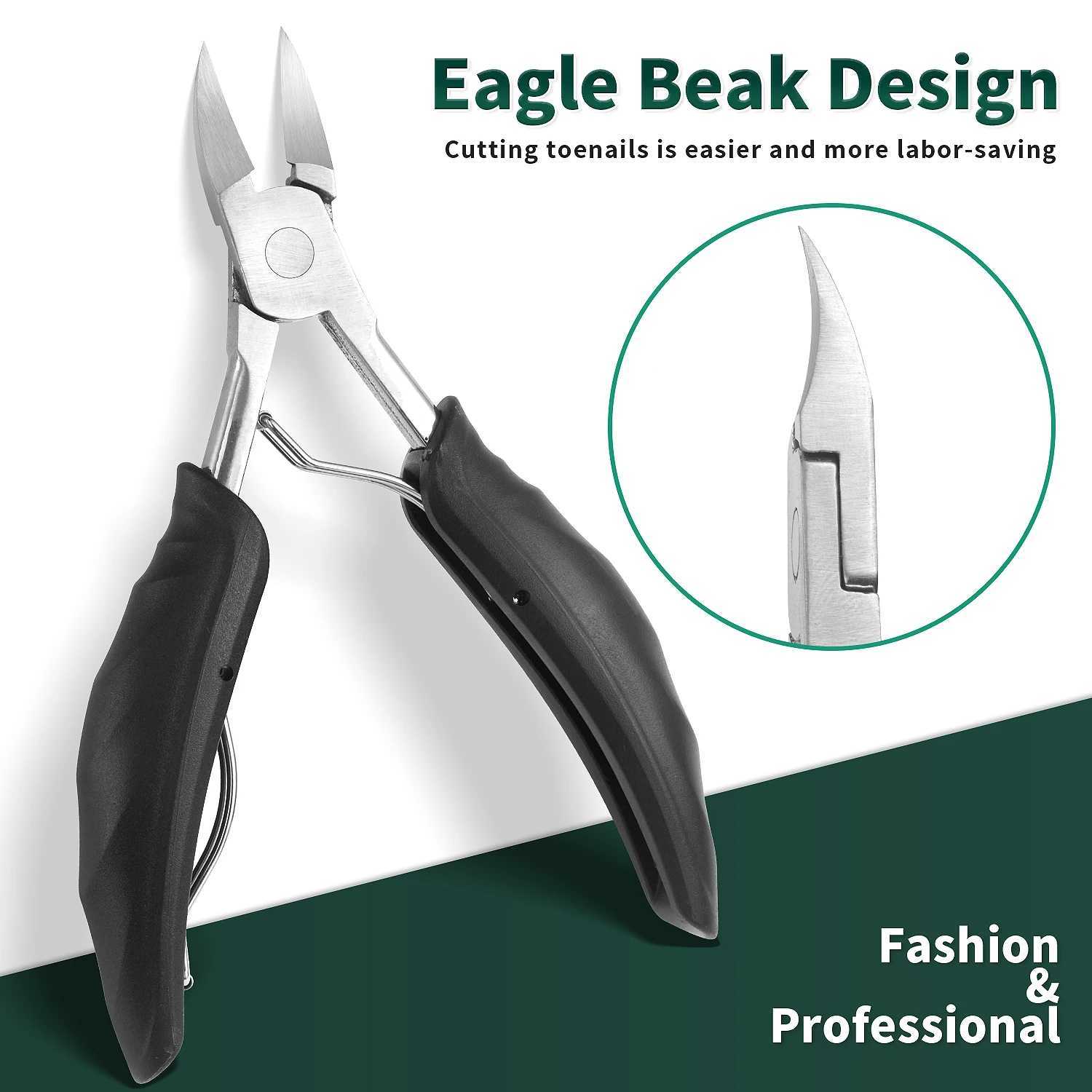 9/40 Piece in 1BlackManicure Set Pedicure Tools Set Nail Grooming Kit for Women Mens Nail Manicure Kit Foot Hand Care Kit NaXJ240903