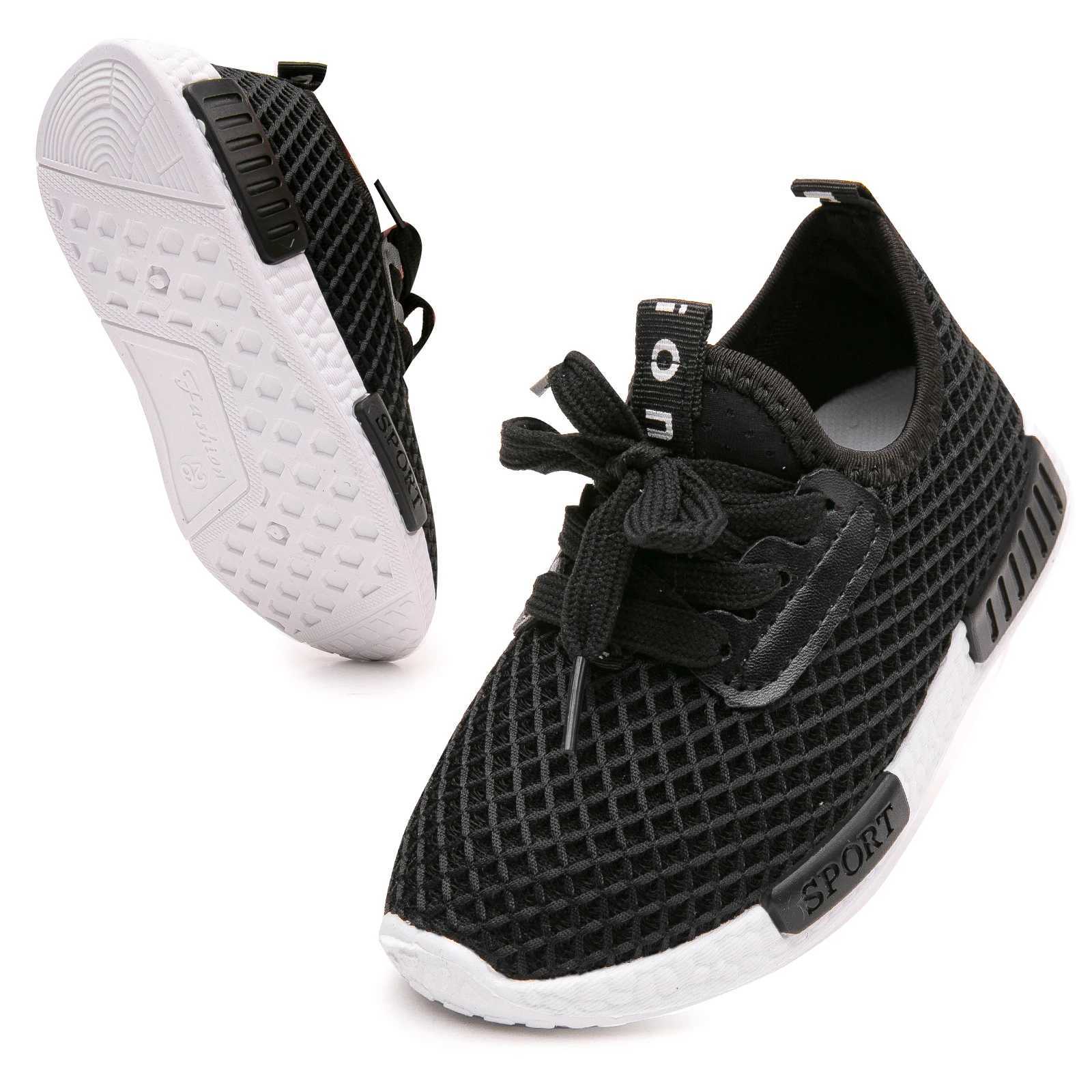 Childrens shoes running girls and boys school spring leisure anti slip breathable sports shoes basketball M250103