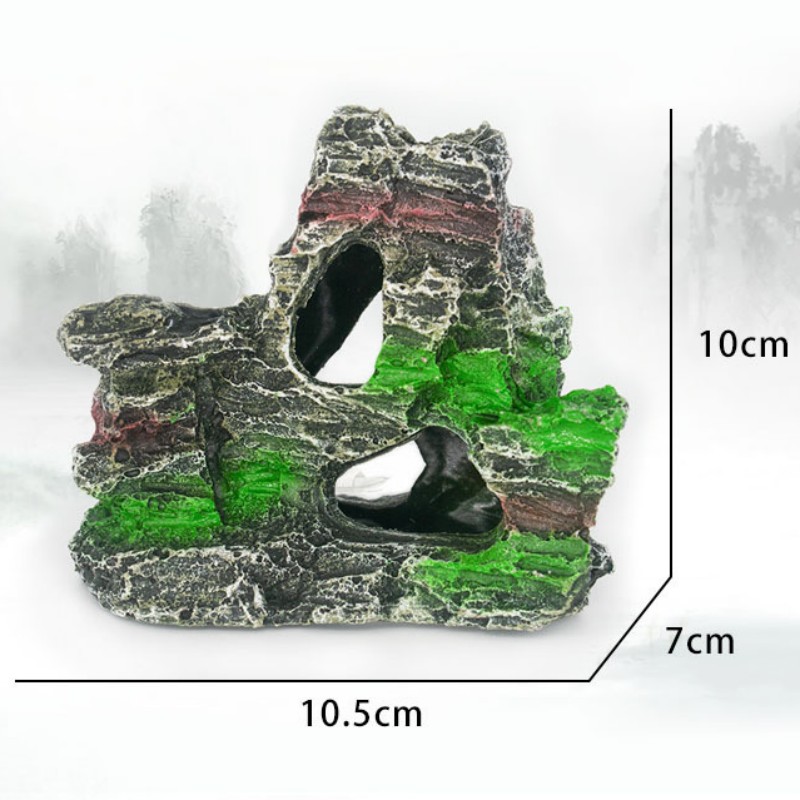 Aquarium Decoration Resin Rocks Mini Fake Decorative Rocks Fish Tank Decoration Aquarium Small Rockery for Fish Tank Decorations