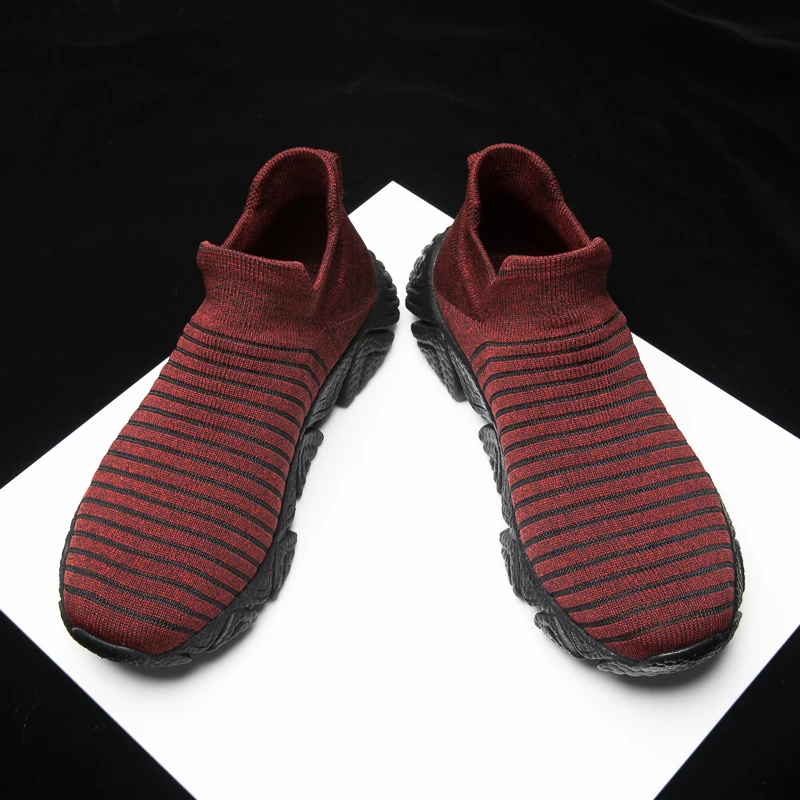 Walking Men's New Fashion Mesh Breathable Shoes NEW hot Outdoor Lightweight Comfortable Casual Hiking Socks Overfoot Sneakers