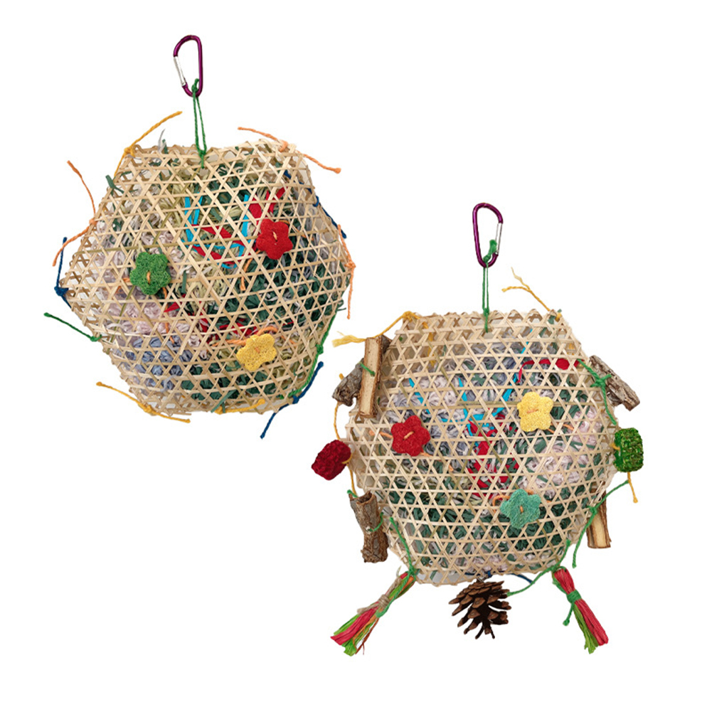 Bird Toys, Bird Shredding Foraging Toys With Metal Hook, Parakeet Toy Bird Cage Accessories For Cockatiel Budgies
