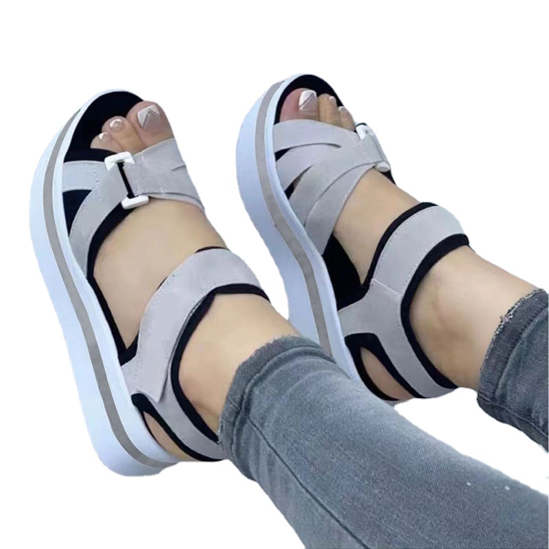 Heels Lightweight Sandals Shoes For Women Wedge Sandal New With Platform Sandalias Mujer Summer Footwear Female 065e ias