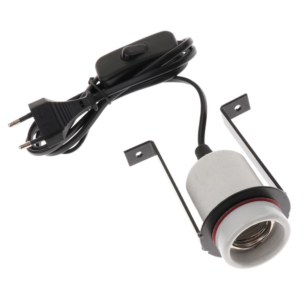 Reptile Turtle Amphibian Lamp Holder, Bearded Dragon Heat Bulb Socket