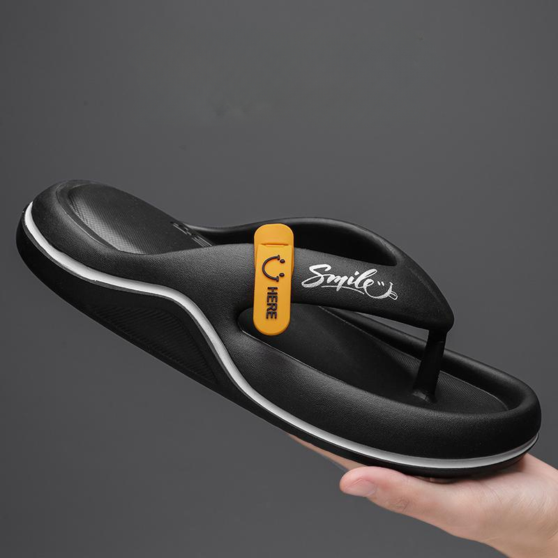Men's Platform Flip ps Summer Soft Sole EVA Slippers for Men Outdoor Casual Beach Home Non-slip Bathroom Slides New Shoes d95f