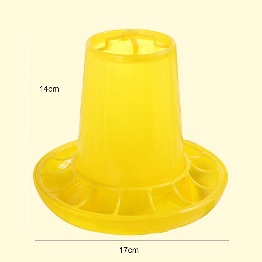 Convenient Chicken Feed Easy Use Anti-scratch Portable Fall Resistant Hen Feed Bucket for Garden