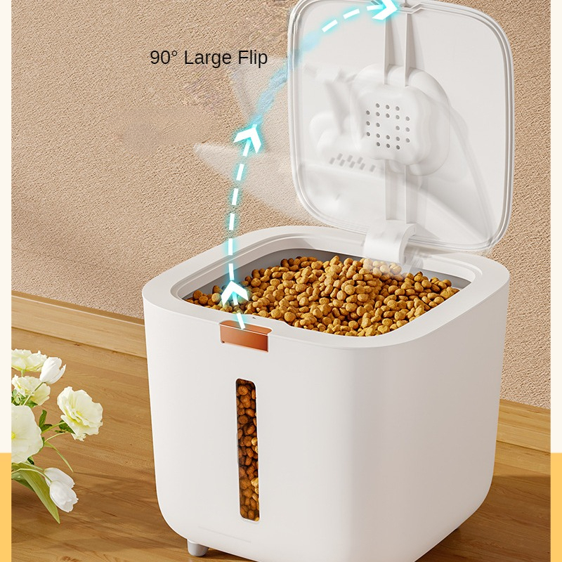 Large Sealed Moisture-proof Food Barrel Storage Cat Dog Pet Supplies