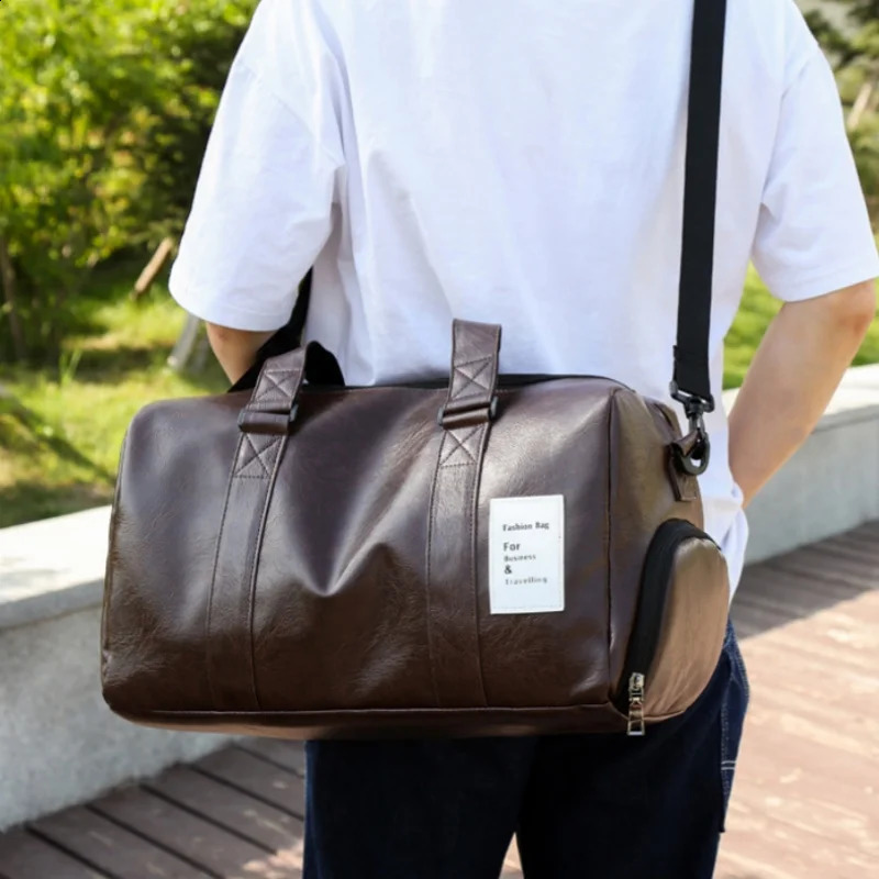 Solid color minimalist travel luggage bag lightweight outdoor luggage bag Versatile training bag 240914