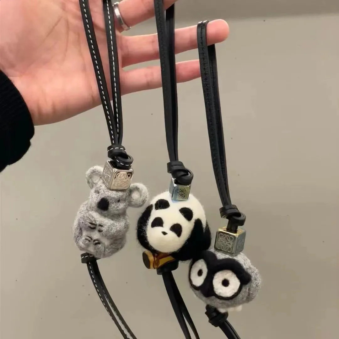 High quality koala panda owl bag pendant felt handmade gift 240902 0aa6 4