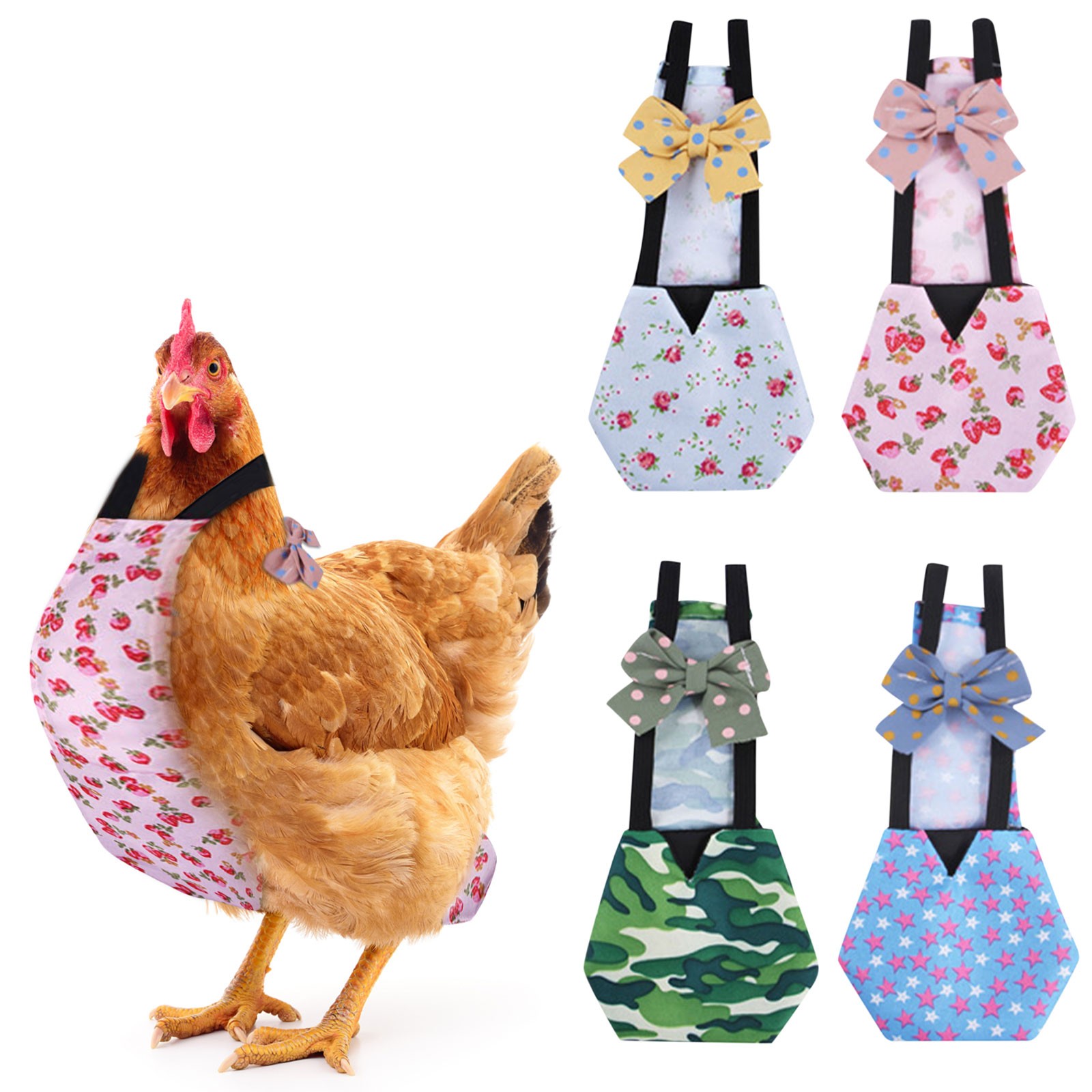 Pet Diapers Chicken Print Pattern Bow Clothes Pet Supplies Diapers Pet Accessories Bedding & Litter Accesorios Mascotas 애견용품